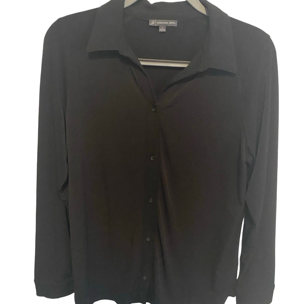 Adrianna Papell Elegant Black Top